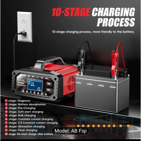 Smart Akü Şarj Cihazı Desulfator