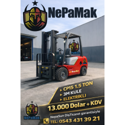 1.5 Ton Elektrikli Forklift
