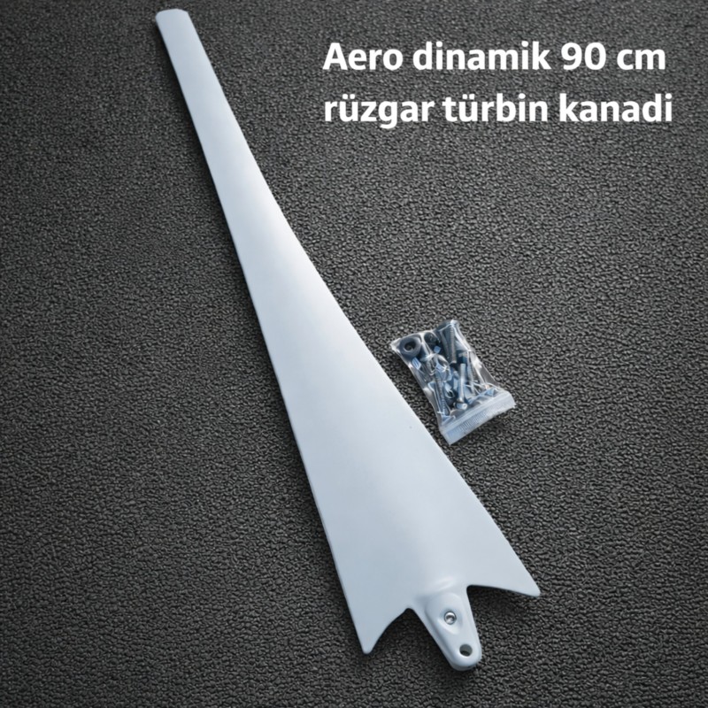 Aero dinamik 90 cm rüzgar türbin kanadı