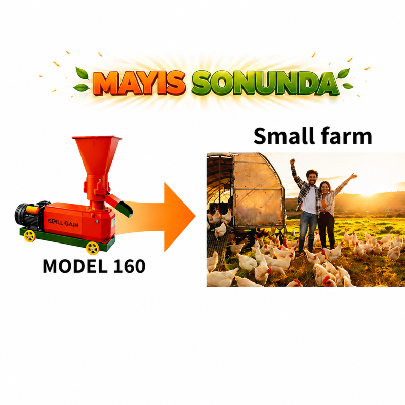 KL-160 PELET YEM MAKİNESİ- YENİ TASARIM