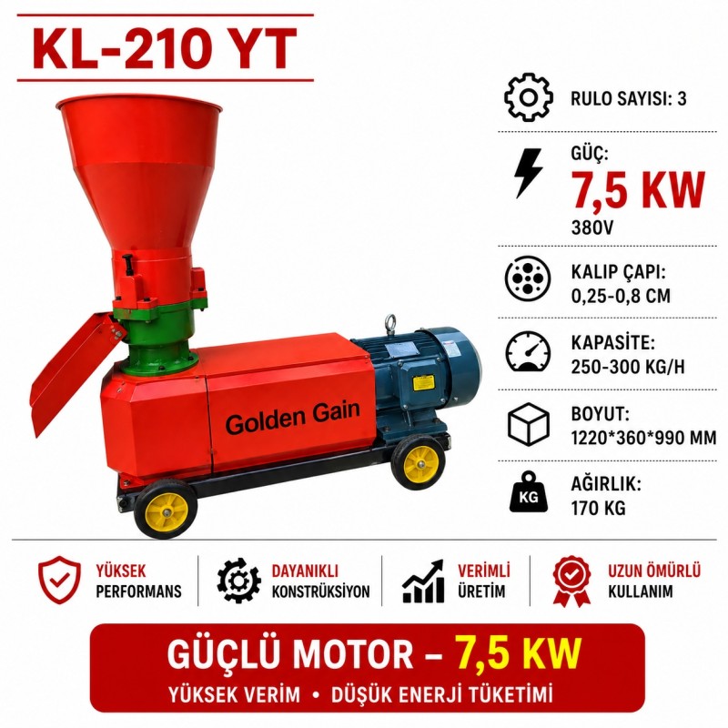 KL-210 PELET YEM MAKİNESİ
