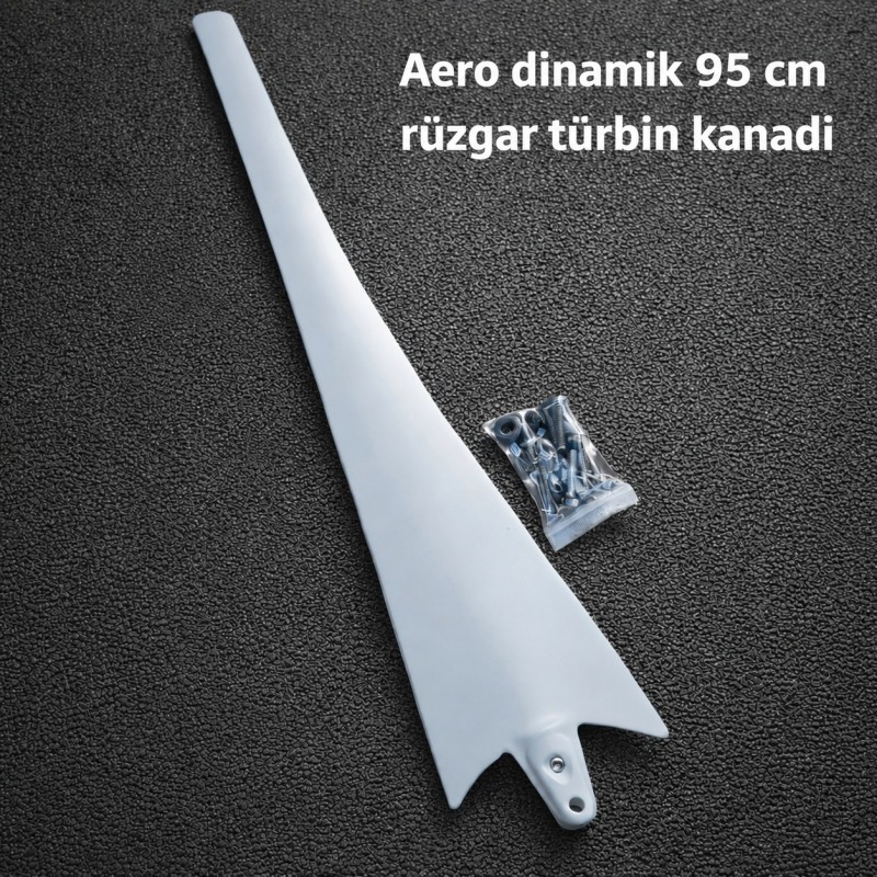 95cm*3 adet Aerodinamik Rüzgar Türbin Kanadı