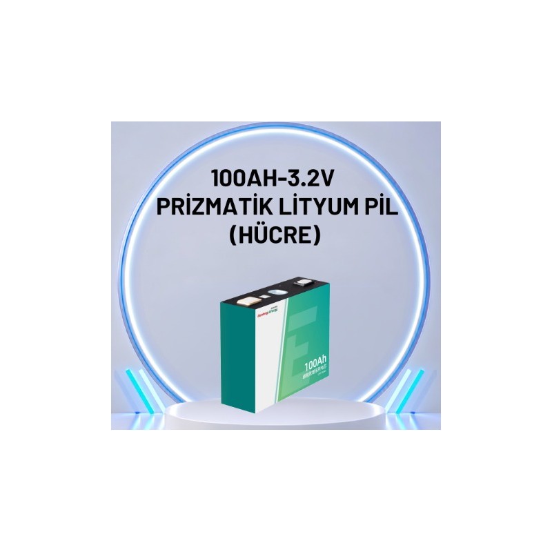 100Ah Lityum Hücre Akü 3,2V