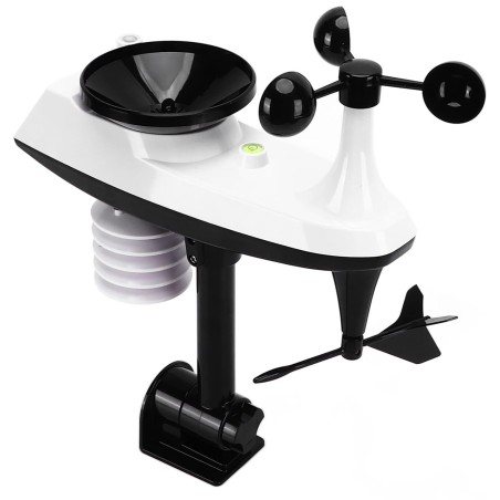 Kablosuz Dijital Hava İstasyonu | Sıcaklık, Nem, Rüzgar ve Yağmur Ölçer | LCD Ekranlı