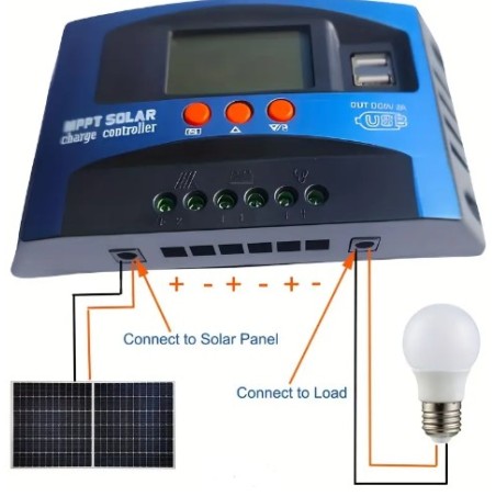 100A MPPT Solar Şarz Cihazı 12/24V